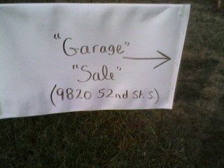 "Garage"  "Sale"